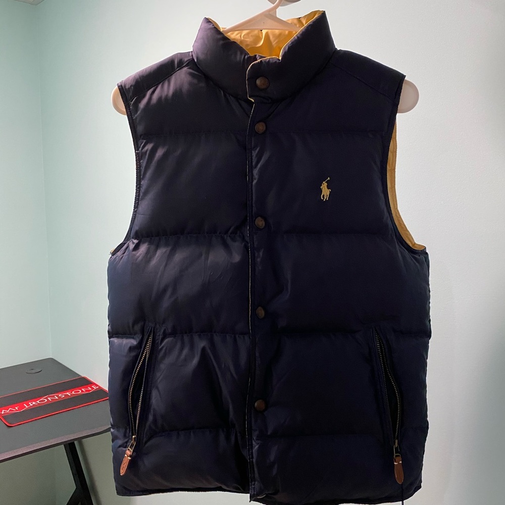 Polo Ralph Lauren puffy reversible vest